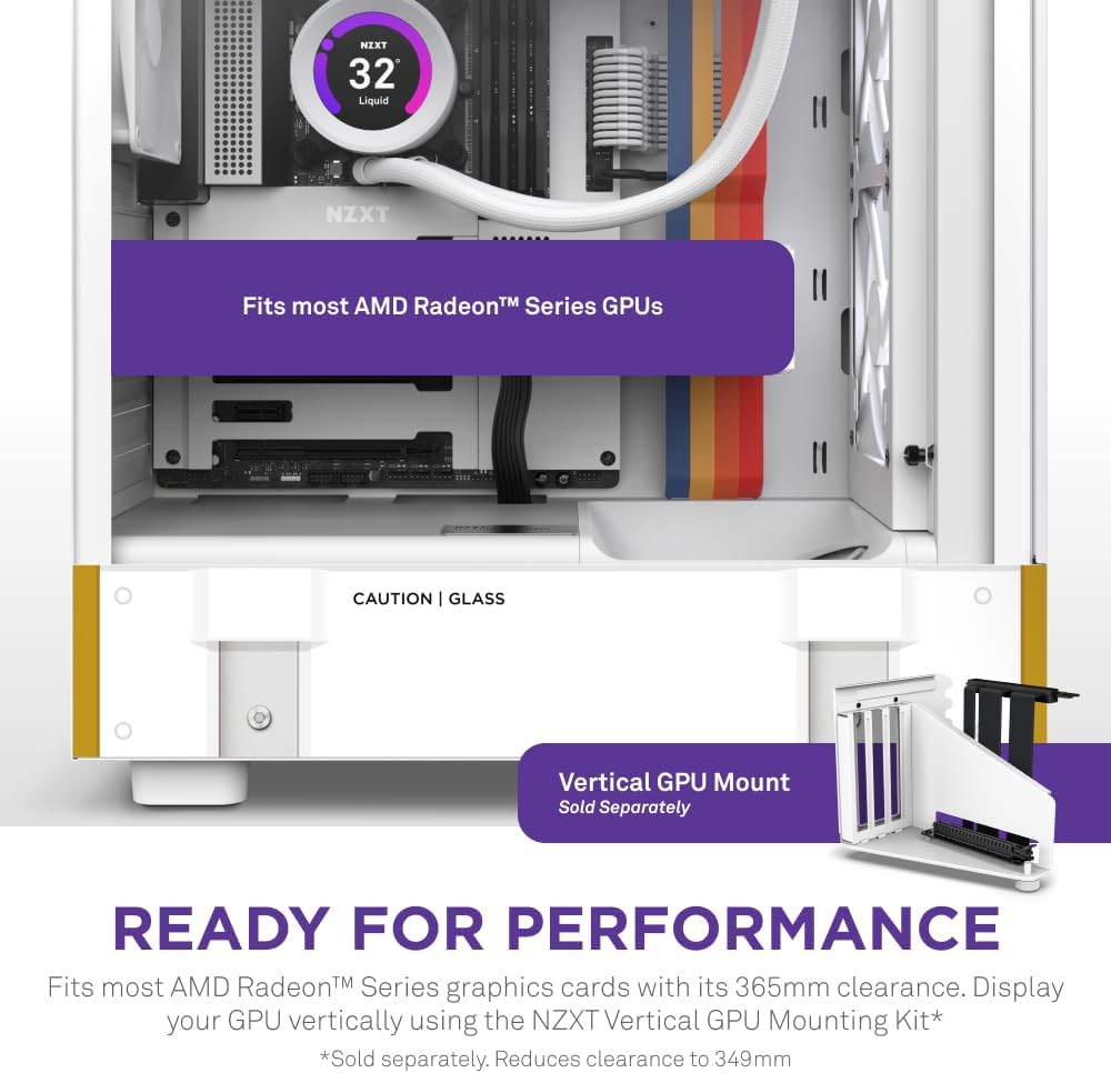 NZXT H5 Flow Starfield | Compact ATX Mid-Tower PC Gaming Case | High Airflow Perforated Front Panel | Tempered Glass Side Panel | Cable Management |