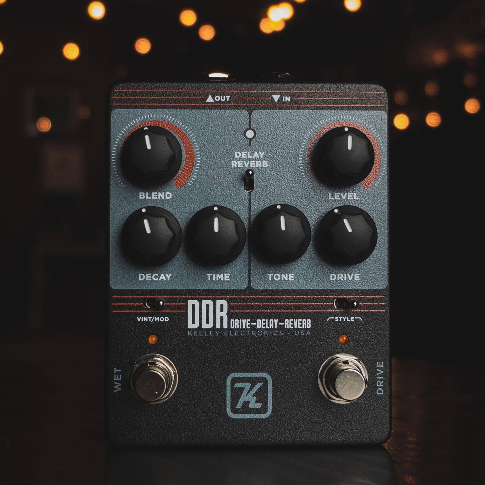 Keeley DDR Drive - Delay - Reverb Guitar Effect Pedal