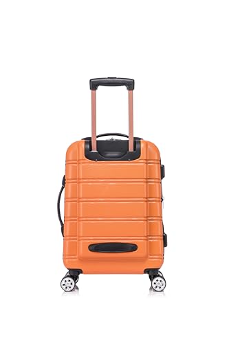 Rockland Melbourne Hardside Expandable Luggage with Spinner Wheels, 2TONENAVY, 2 Piece (20/28)