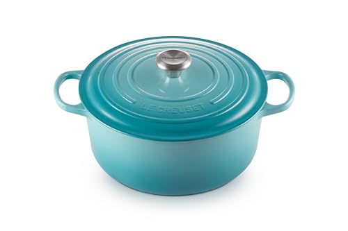 Le Creuset Enameled Cast Iron Signature Round Dutch Oven, 5.5 qt., Cerise