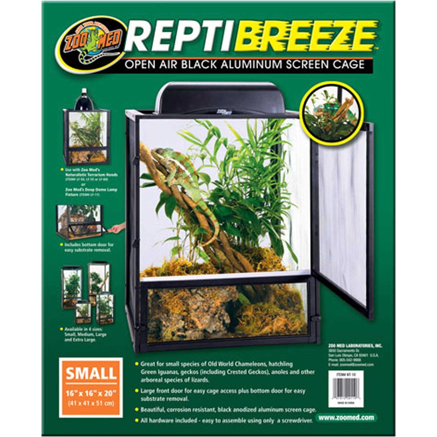 Zoo Med ReptiBreeze Open Air Aluminum Screen Cage - Pet Supplies online store