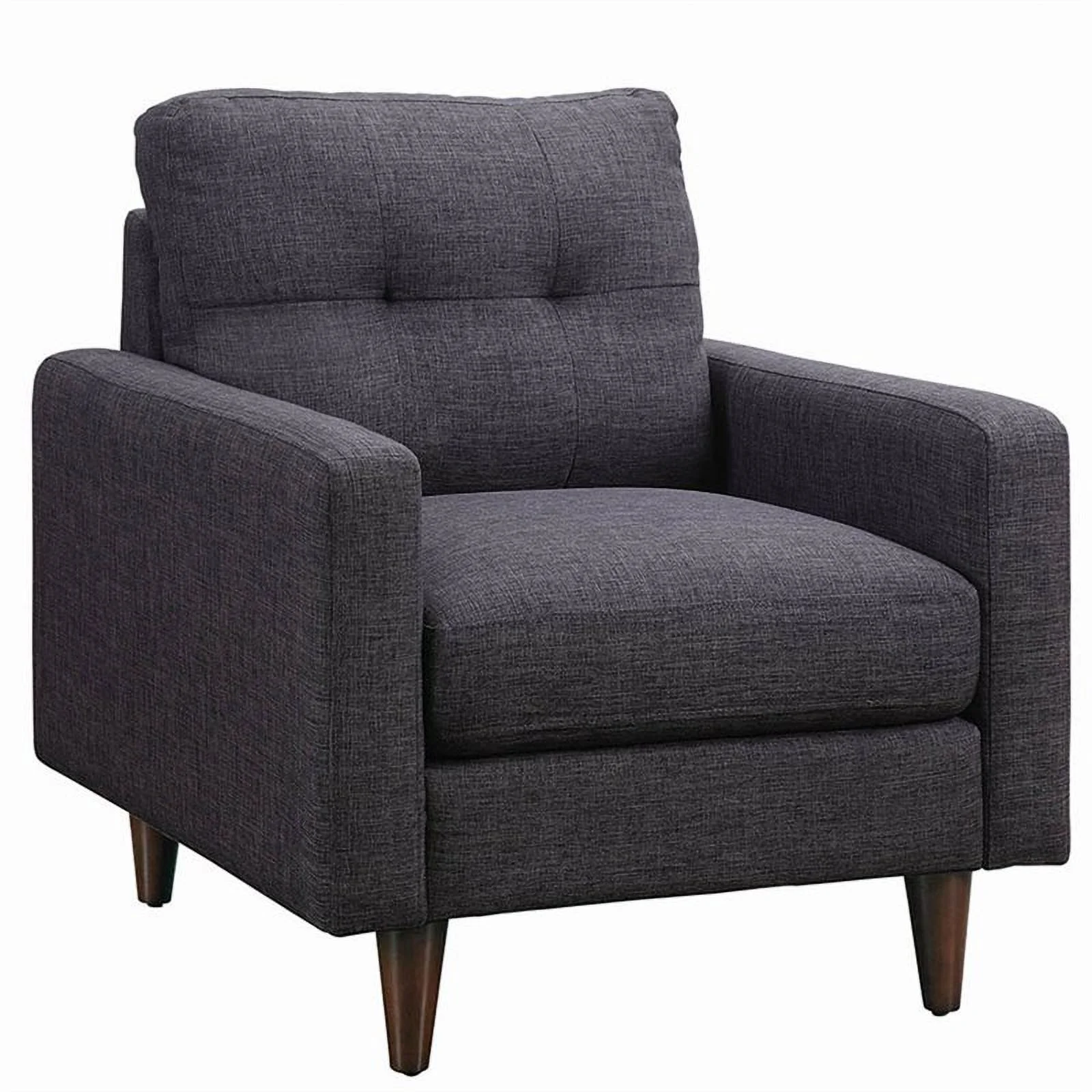 Watsonville 3-piece Cushion Back Living Room Set Grey