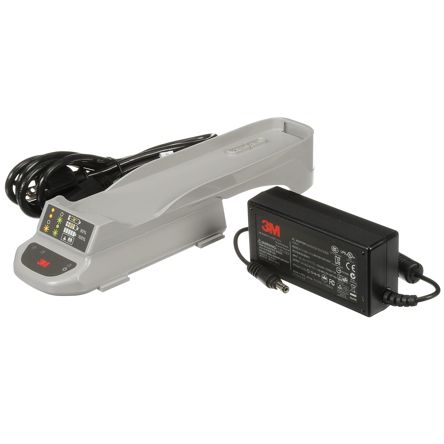 3M Versaflo Battery Charger Kit TR-641N, Single Station, For 3M Powered Air Purifying Respirator TR-600 and TR-800 (Battery Sold Separately)