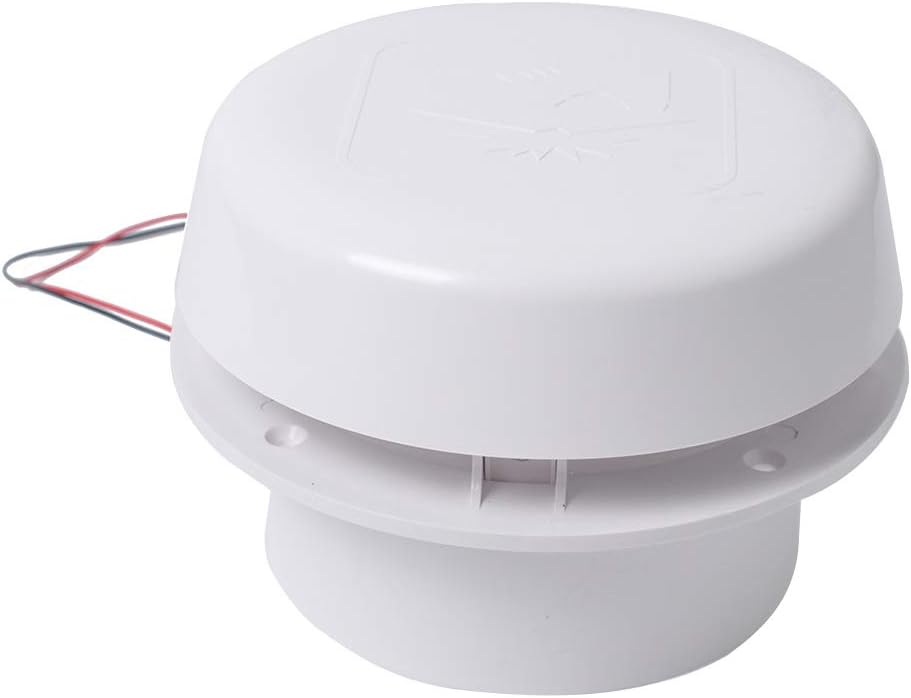 Exhaust Cooling Fan, 12V 60CFM RV Motorhome Roof Vent Ventilation ABS Caravan Roof Ceiling Exhaust Fan for Marine Boat, Yacht, RV, Trailer, Motorhome