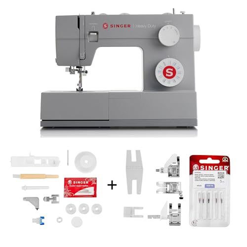 SINGER Heavy Duty 4423 High Speed Sewing Machine with Accessory Kit | Strong Motor With Enhanced Piercing Power, 97 Stitch Applications