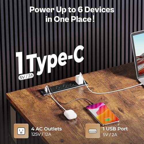Huuger 63 Inch L Shaped Desk with Fabric Drawers, Reversible Computer Gaming Desk with Power Outlets and USB-C Port, Adjustable Side Storage Shelves