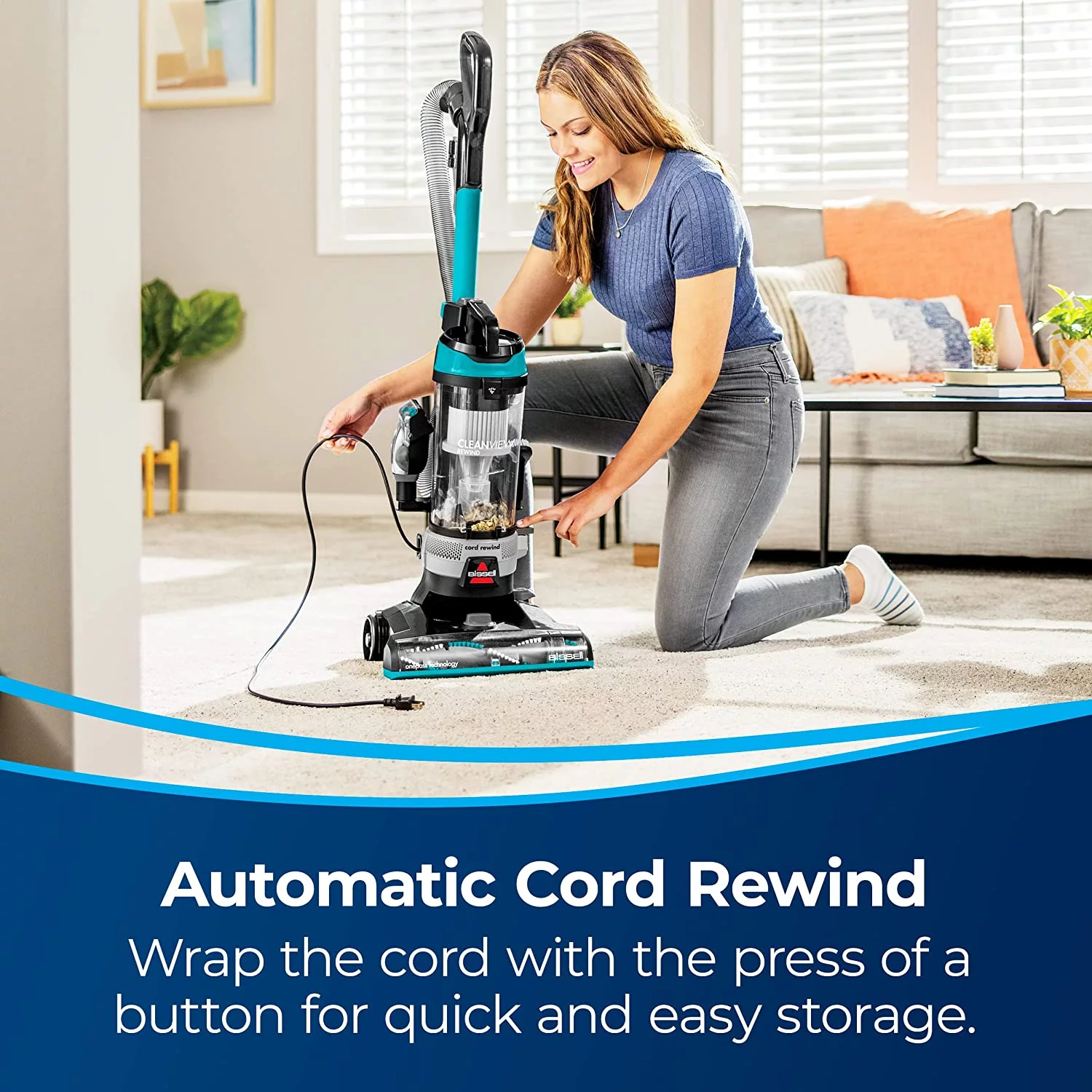 BISSELL CleanView® Rewind Upright Vacuum Cleaner 3676