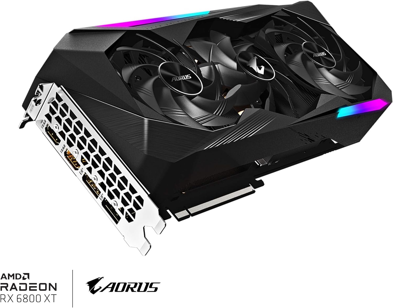AORUS Radeon RX 6800 XT Master 16G Graphics Card, MAX-Covered Cooling, 16GB 256-bit GDDR6, GV-R68XTAORUS M-16GD Video Card