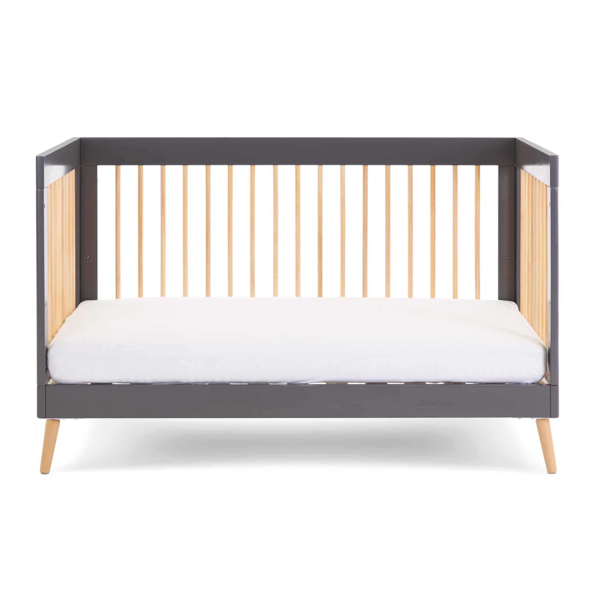 Obaby Maya 2 Piece Nursery Room Set – Slate with Natural