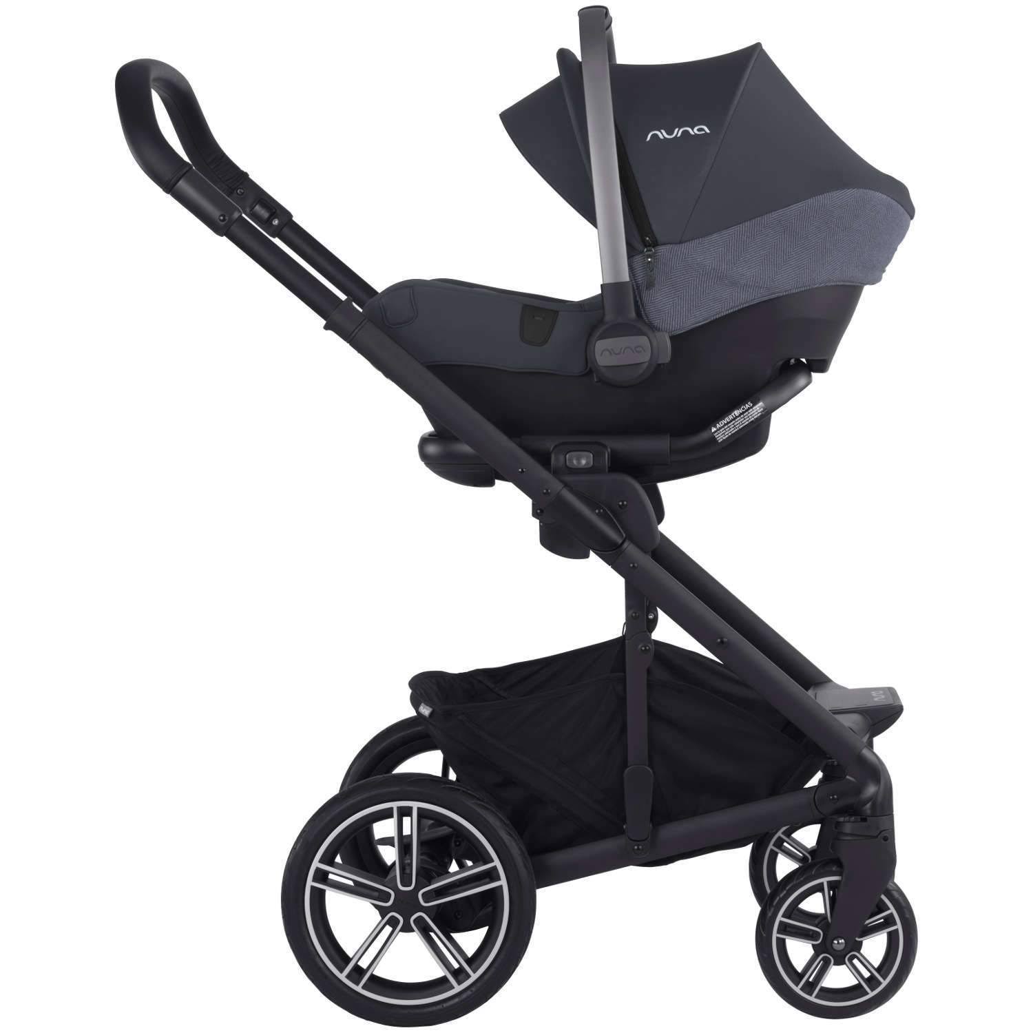 Infant Nuna 2019 Mixx Stroller u0026 Pipa Lite Lx Infant Car Seat Set Travel System, Black