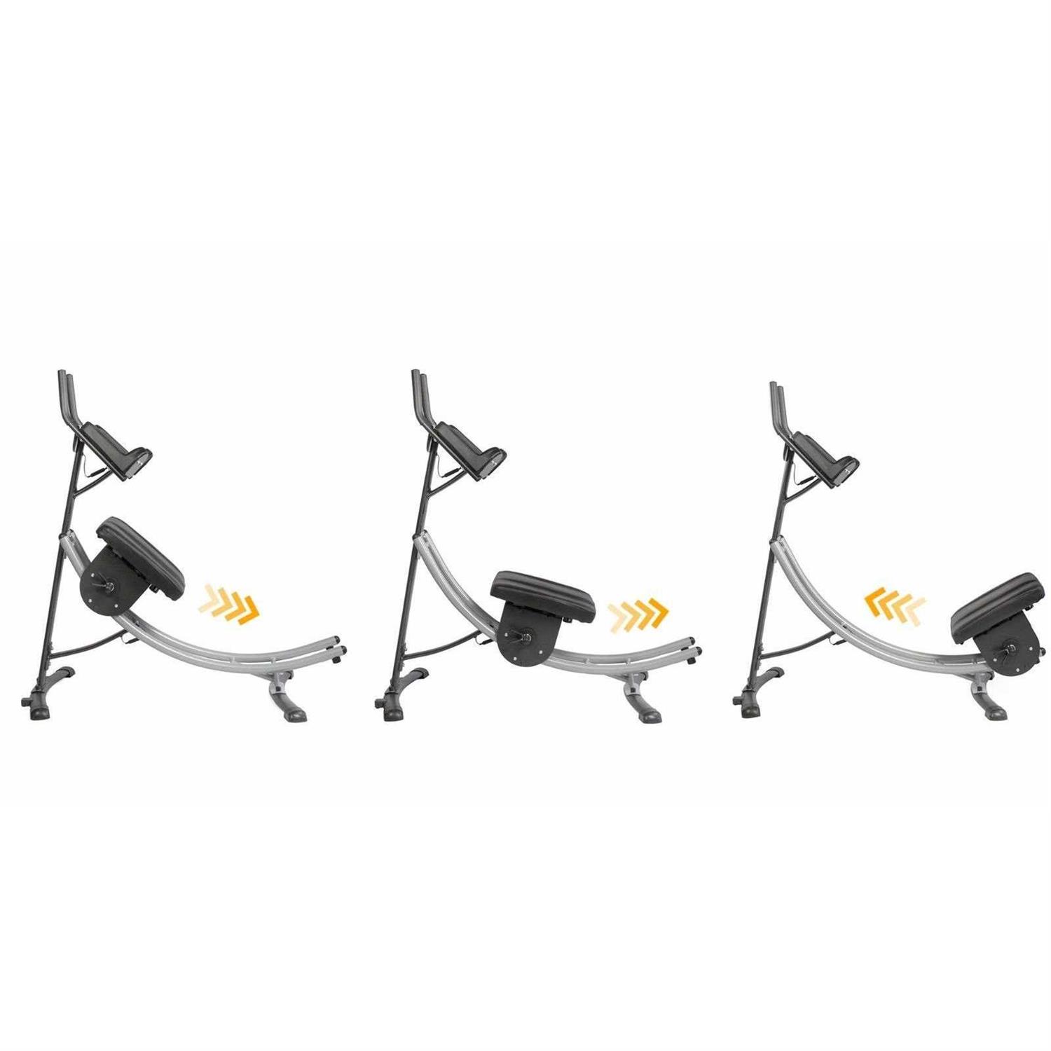 XtremepowerUS Roller Coaster Abdominal Trainer Machine Waist Fitness Equipment Abdomen Exercise Machine - Sports Supplies Online Store