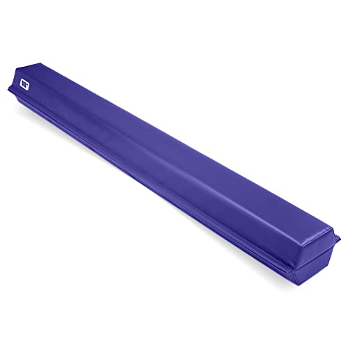 We Sell Mats 9 ft Folding Foam Balance Beam Bar and Signature Fitness 4'x8'x2" Extra Thick High Density Gymnastics Aerobics Folding Mats
