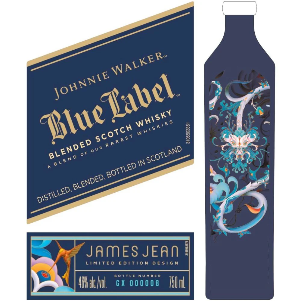Johnnie Walker Blue Label Year of the Wood Dragon X James Jean - Nestor Liquor