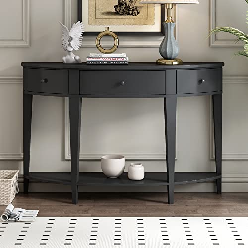 Half Moon Table,Entryway Table,Half Circle Table,Half Moon Entry Table Home Decor,Half Moon Console Tables for Entryway,Hallway Table