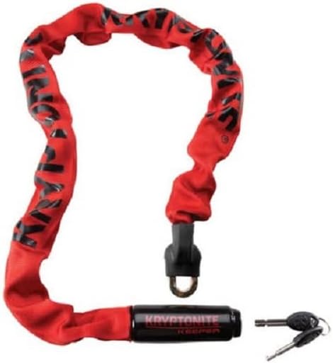 Kryptonite Keeper 785 Integrated Bicycle Lock Chain Bike Lock, 33.5-Inch, Gray Pack of 2