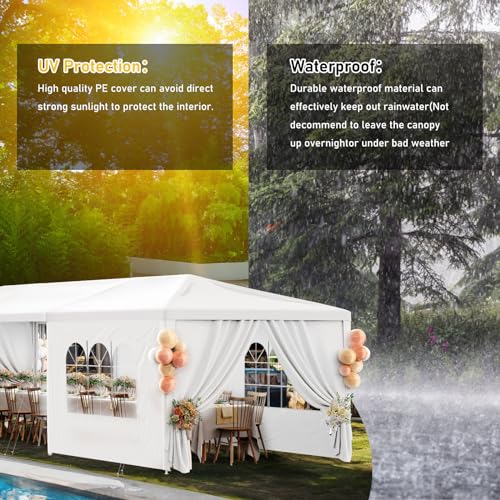 Outdoor Party Tent 10x30 Black Tents for Parties