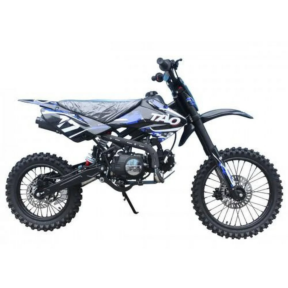 TAO MOTOR 125cc DB-17 KIDS DIRT BIKE automatic engine Kick Start 17inch front wheels 14 inch rear wheels，Blue - Radiant Selections
