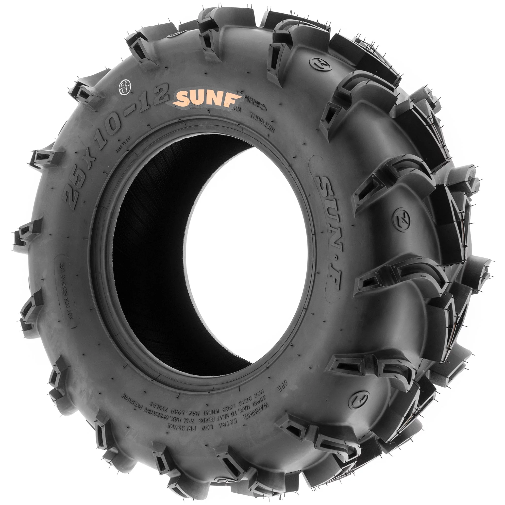 SunF 27x11-14 27x11x14 ATV UTV All Terrain AT Tire 6 PR A050 (Single)