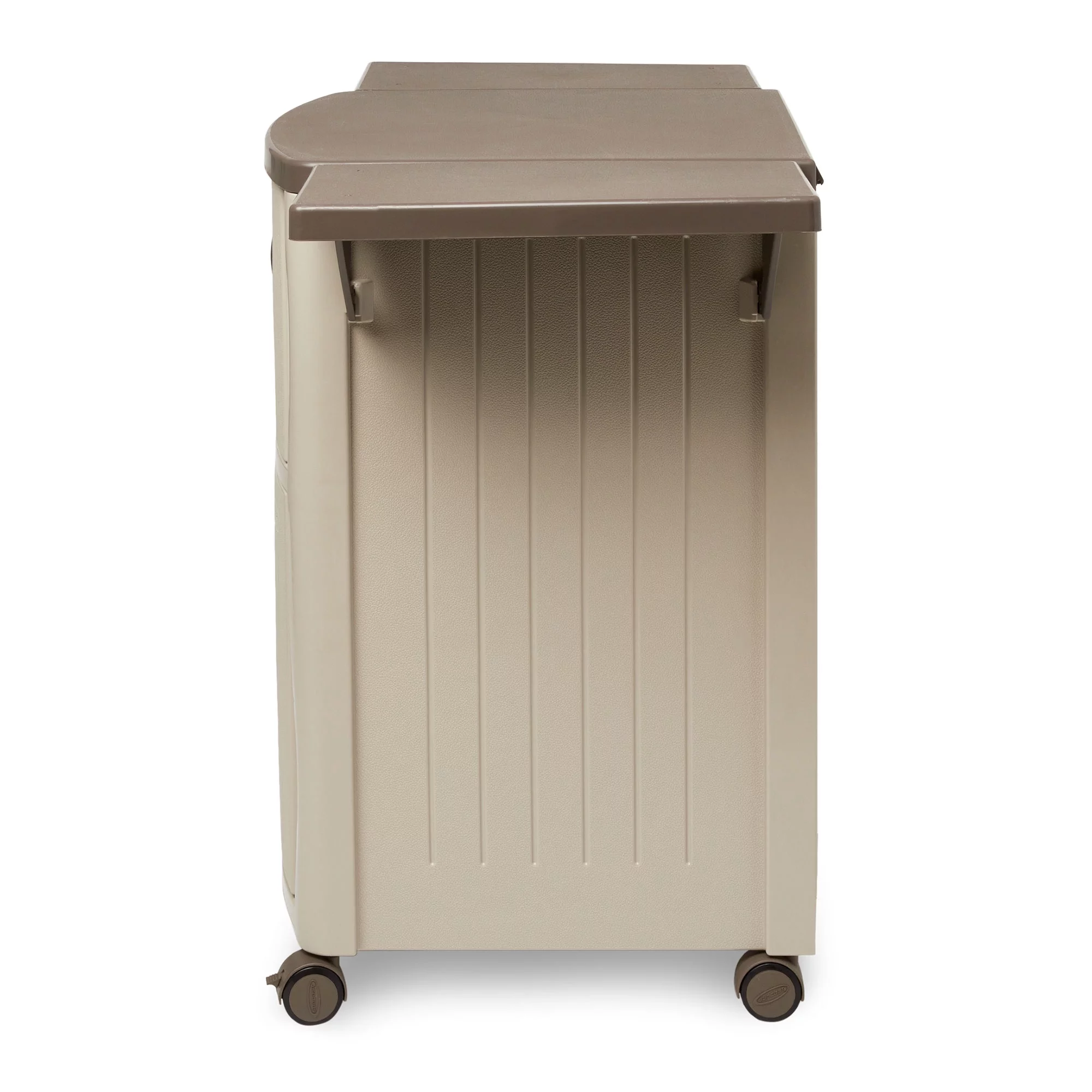 Suncast DCP2000 Portable Outdoor Prep Serving Grill Station Table and Cabinet