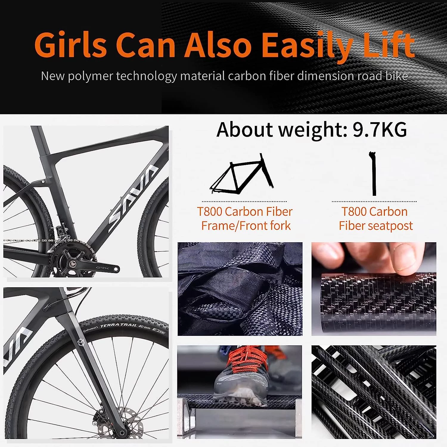 SAVADECK Carbon Gravel Road Bike