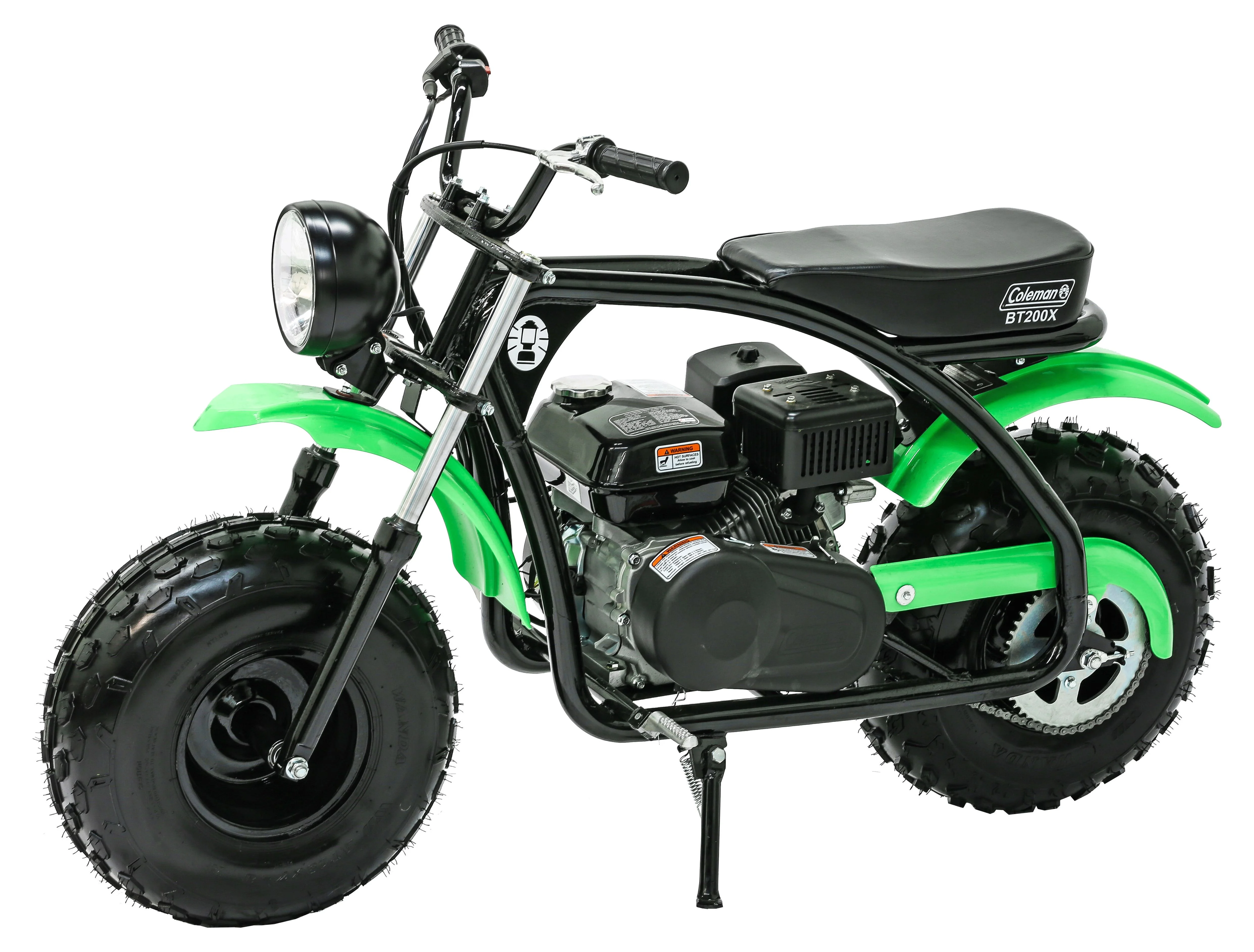 Coleman BT200X-G 196CC Gas Powered Green Mini Bike - Radiant Selections