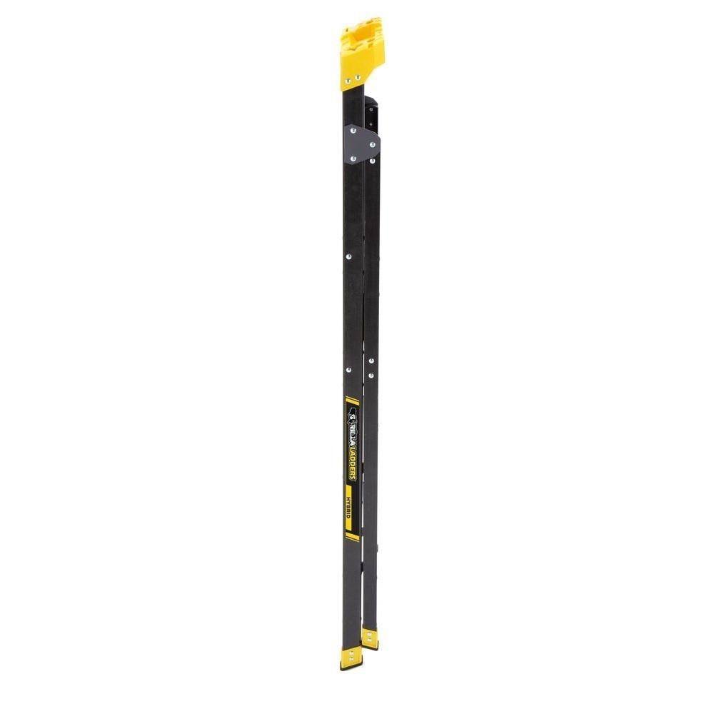 Gorilla Ladders 5.5 ft. Fiberglass Hybrid Ladder with 250 lbs. Load Capacity Type I Duty Rating
