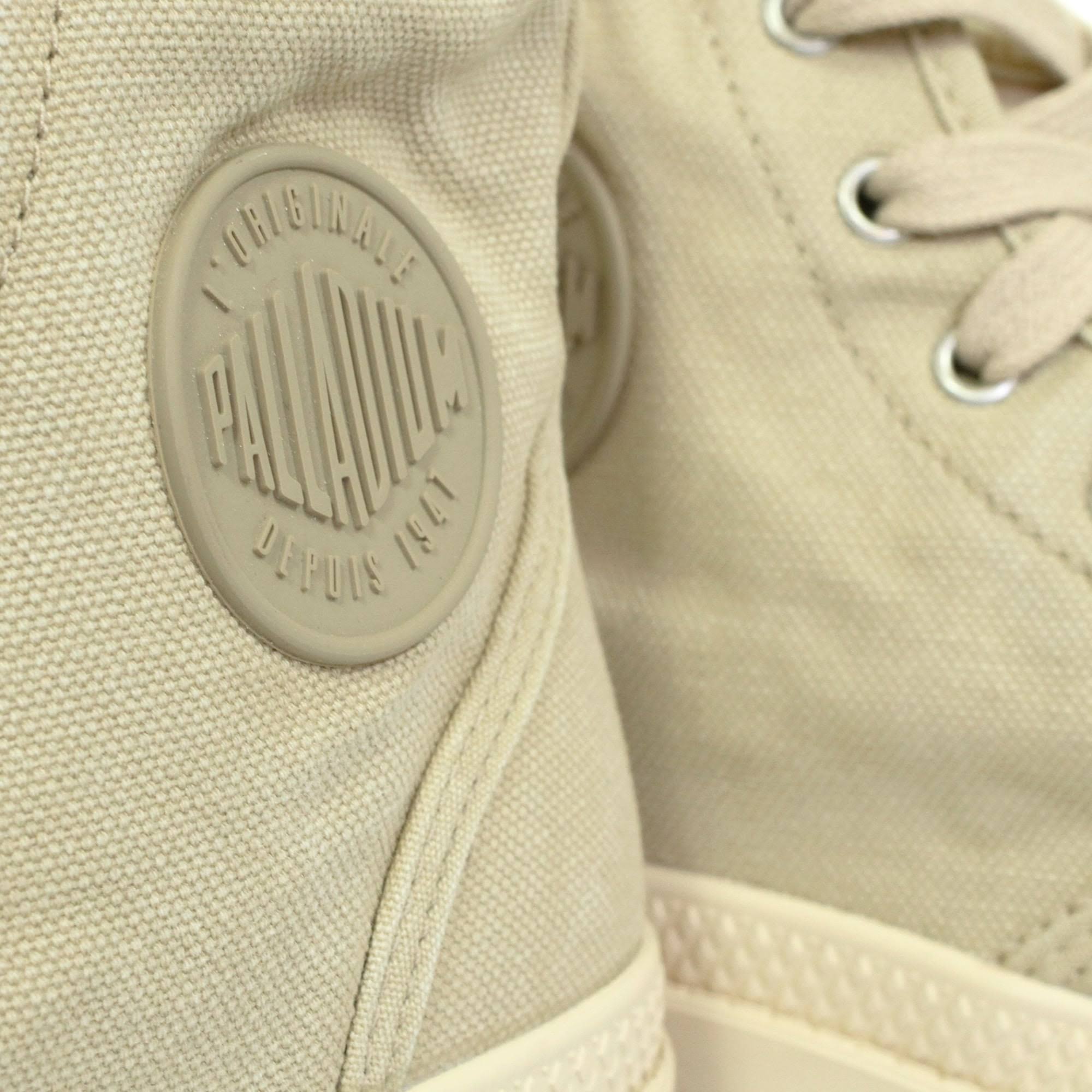 Palladium Men&s Pampa Hi Canvas, Size: 9, Sahara/ecru