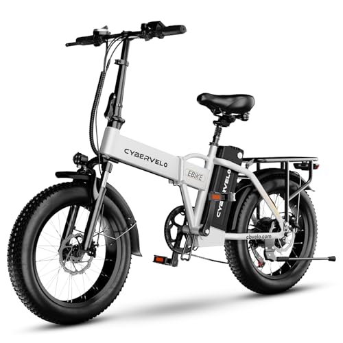 DriftGod Folding Electric Bike for Adults &ndash; 1000W Motor, 20"x3" Fat Tire, 48V Removable Battery, All-Terrain E-Bike with 7-Speed