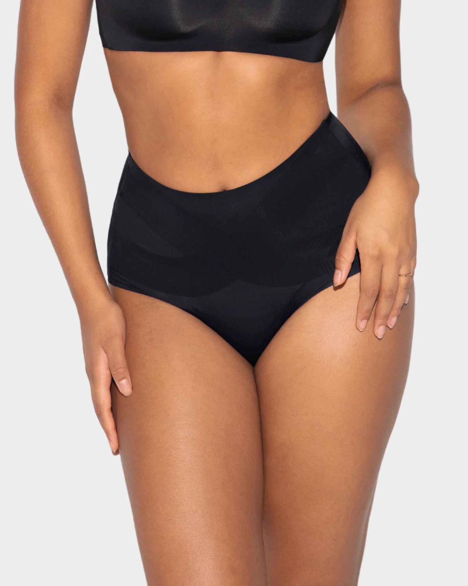 Seamless Tummy Control High-Waist Panties (5 Pack)