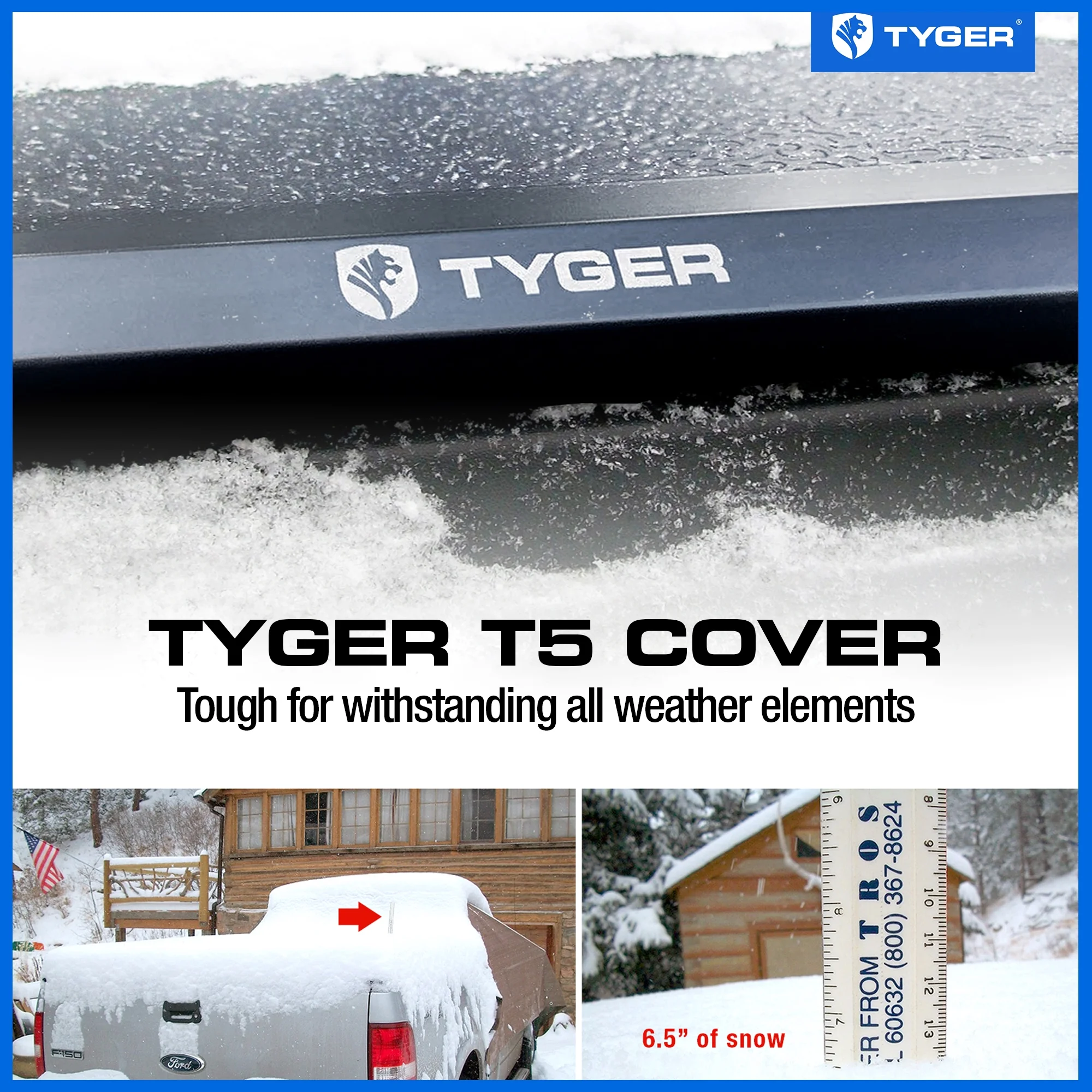 Tyger Auto T5 Alloy Hardtop Truck Bed Tonneau Cover Compatible with 2015-2022 Chevy Colorado GMC Canyon | 5'2" (62") Bed | TG-BC5C3039