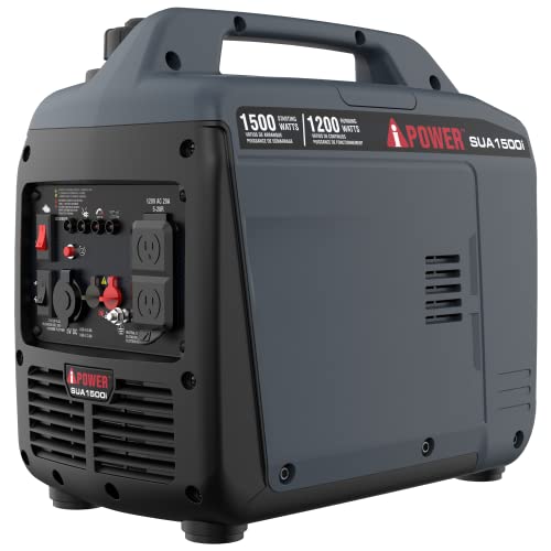 A-iPower 7600W Dual Fuel Quiet Portable Inverter Generator, Electric Start RV Ready, EPA & CARB Compliant CO Sensor