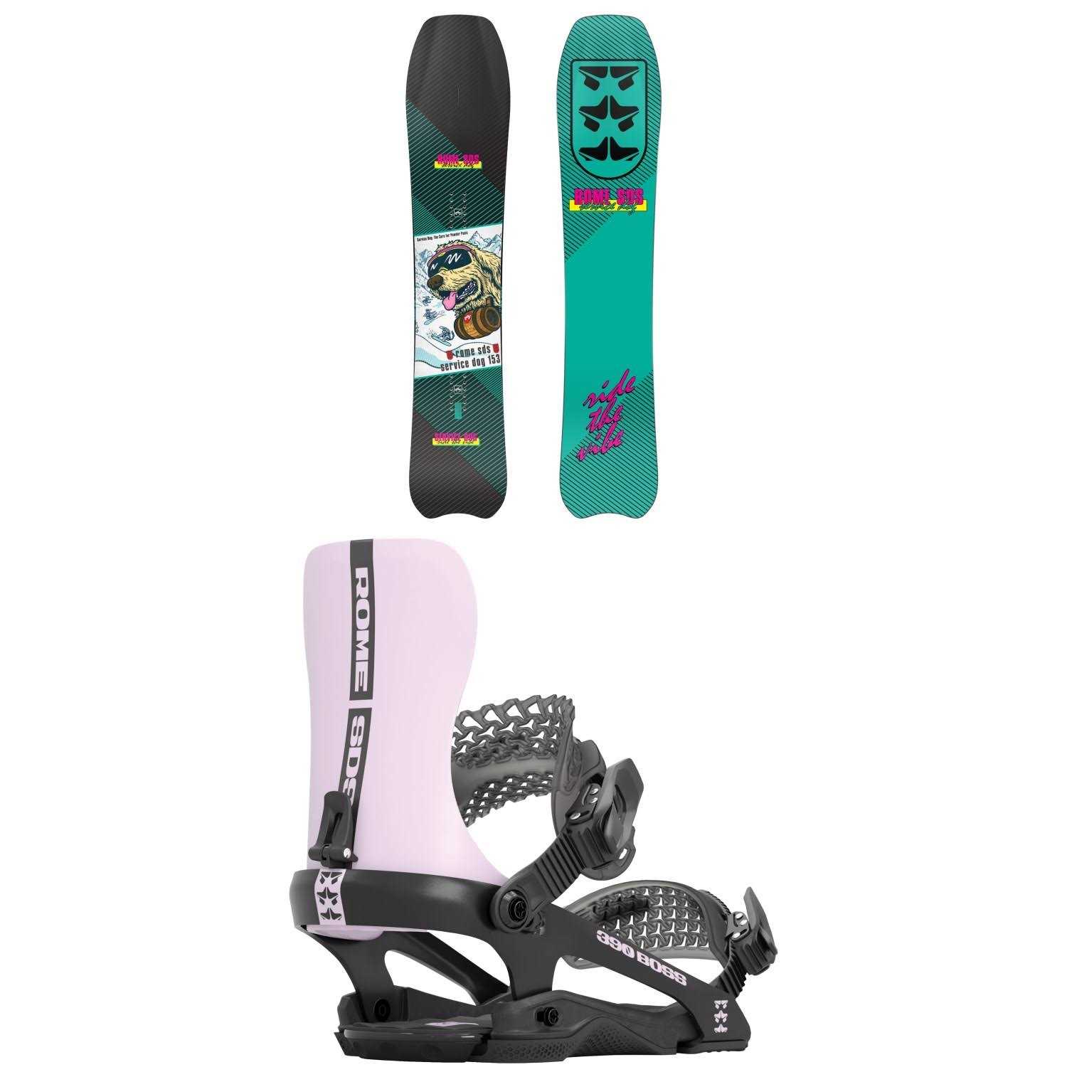 Rome Service Dog Snowboard 2024 - Sports Supplies Online Store