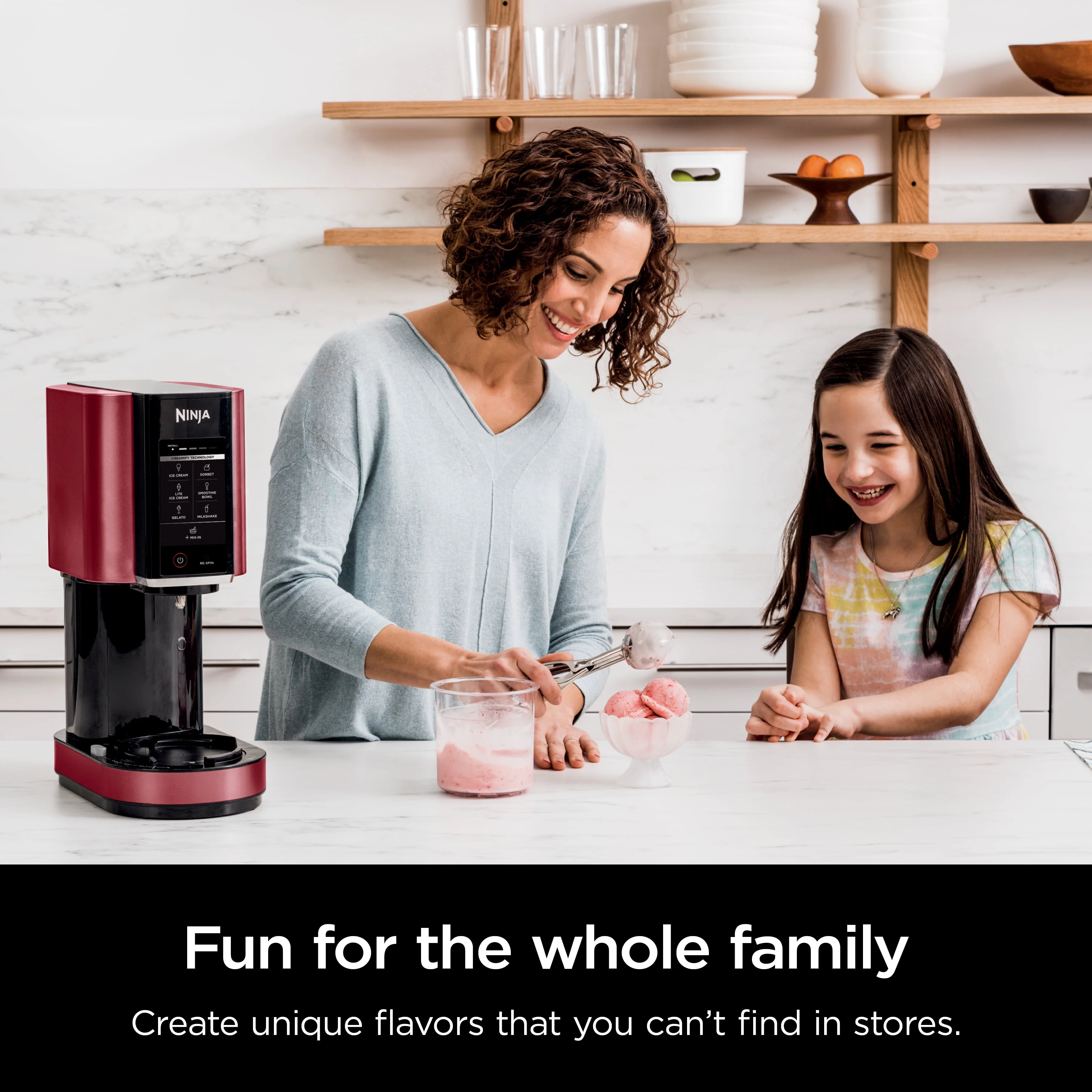 Ninja鈩?CREAMi鈩? Ice Cream Maker, 7 One-Touch Programs, Blue - NC301NV