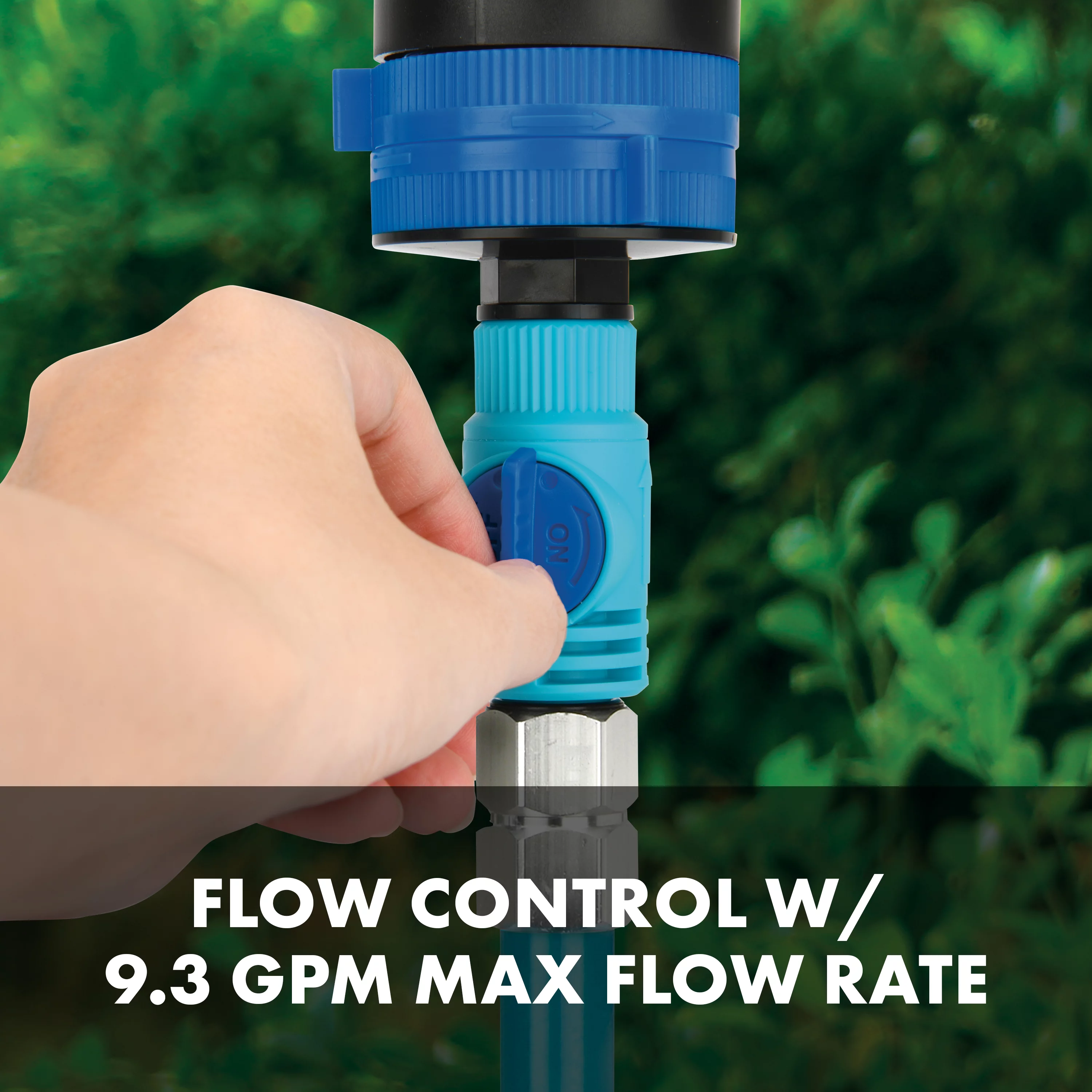 Aqua Joe Indestructible Turbo Drive 360&ordm; Telescoping Tripod Lawn & Garden Sprinkler, 6 Spray Patterns, 4,500 Sq. ft. Max Coverage
