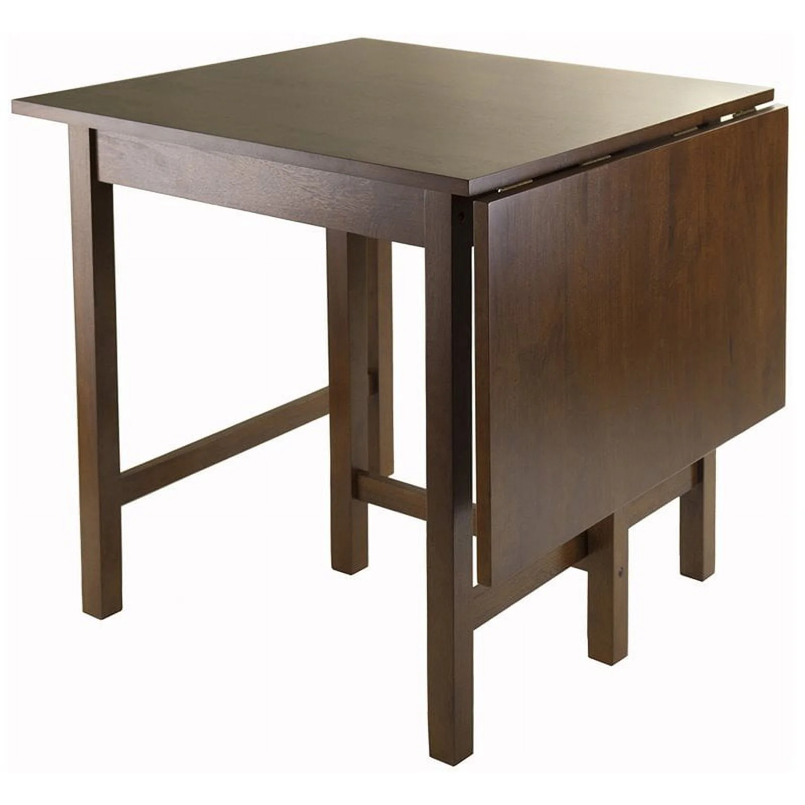 Winsome Wood Lynden Drop-Leaf Dining Table, Walnut Finish