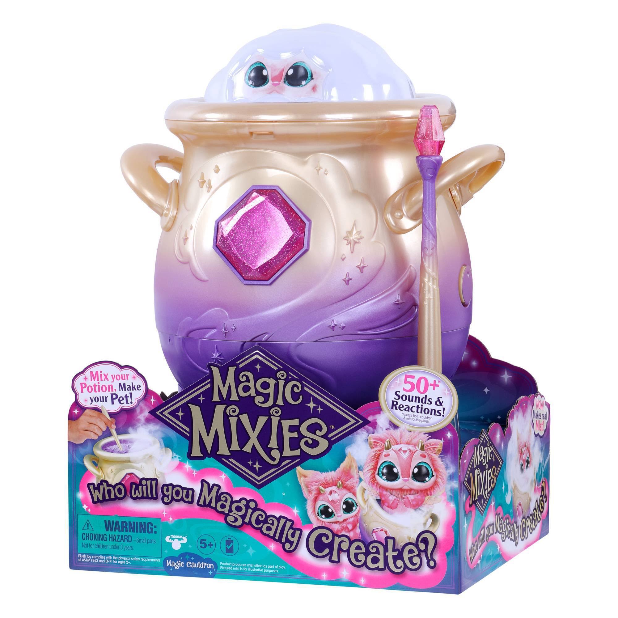 Magic Mixies Magical Misting Cauldron with Interactive Pink Toy