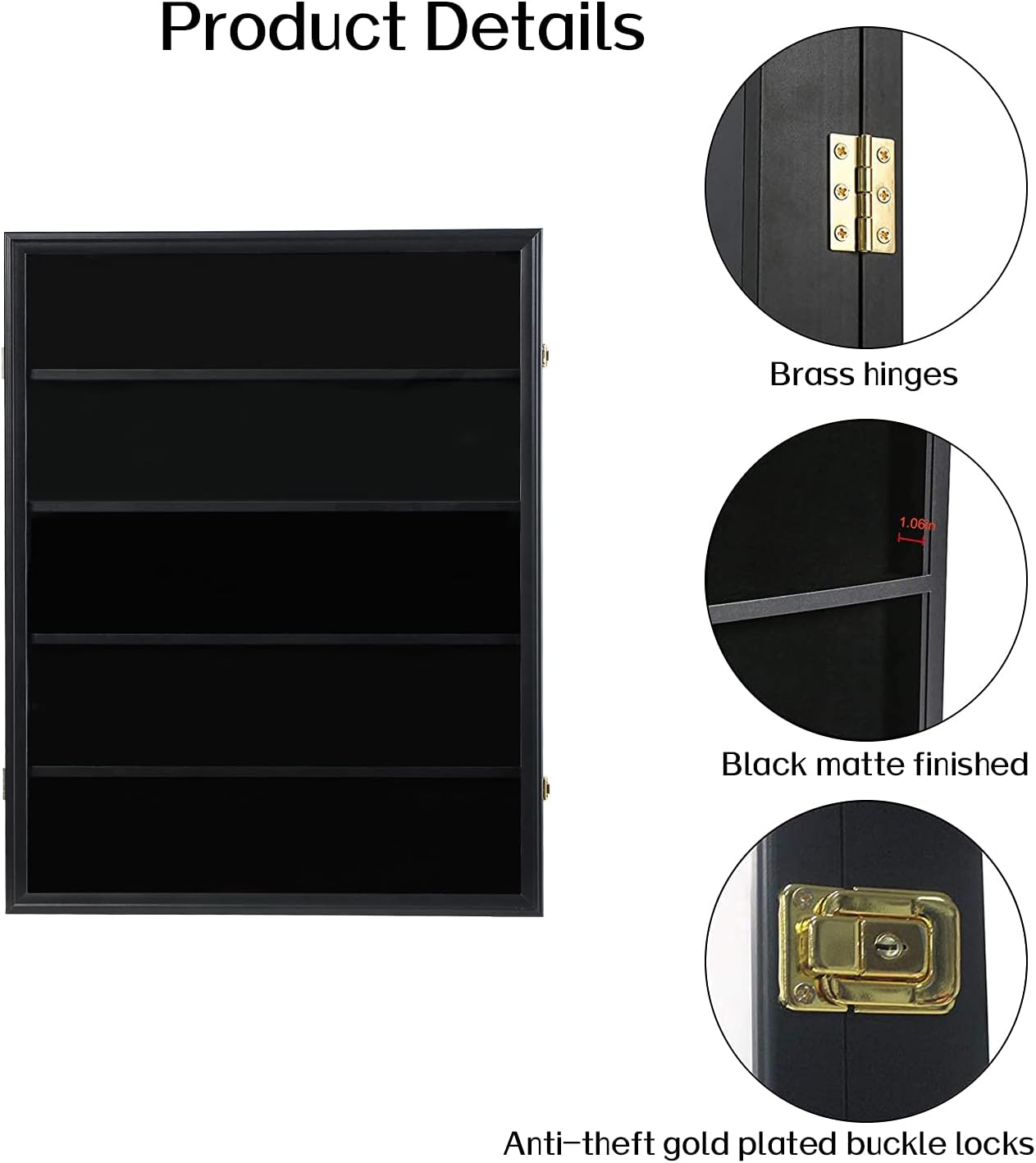 35 Graded Sports Card Display Case