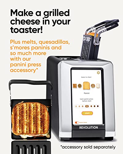 Revolution InstaGLO® R180 Toaster – Perfect Toast, Grilled Cheeses, Quesadillas, and Paninis in your Toaster