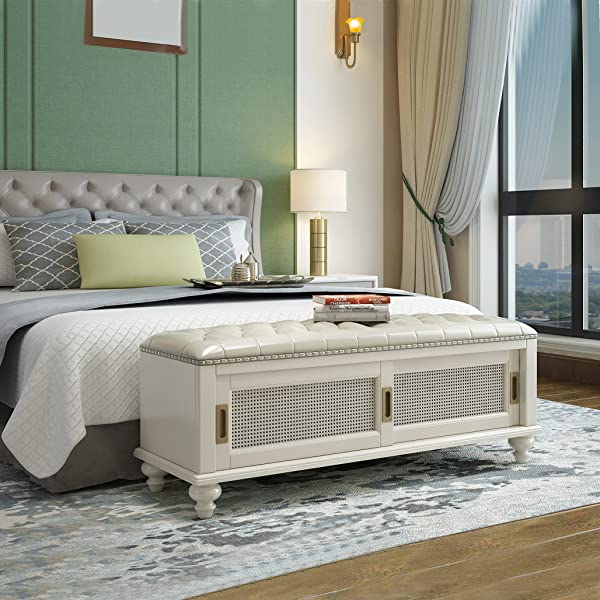 K KELBEL Shoe Rack & Shoe Bench & Shoe Cabinet & Boot Organizing Detachable Cushion with Hidden Storage Compartment