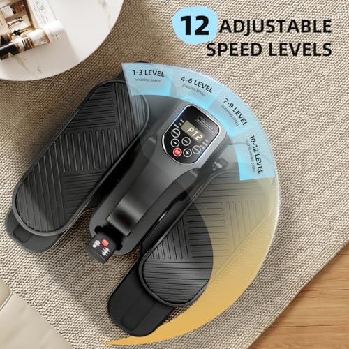 Under Desk Elliptical Machine, Electric Ellipse Leg Exerciser with Remote