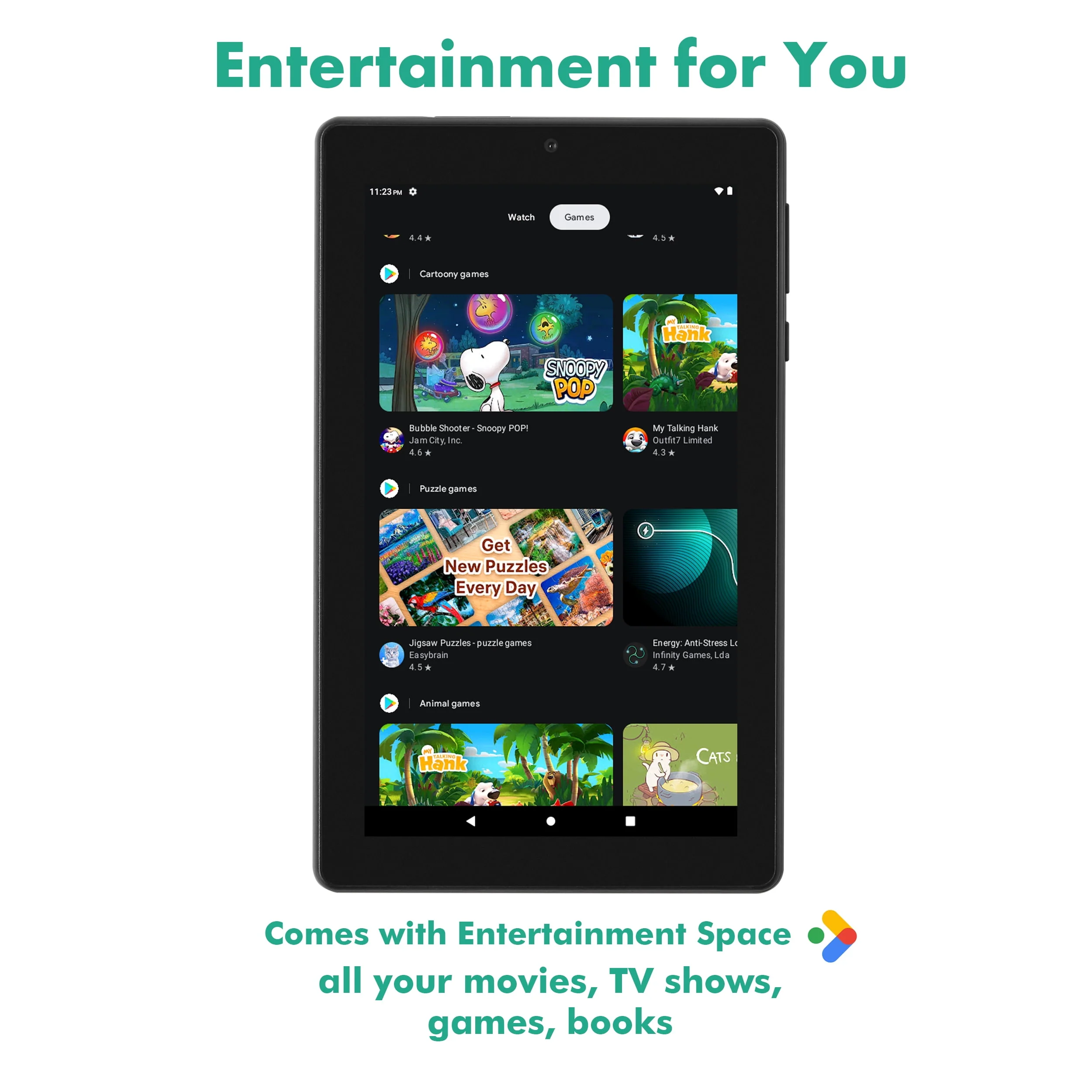 onn. 7 Tablet, 32GB (2022 Model) , 2.0 GHz Quad-Core Processor, Charcoal