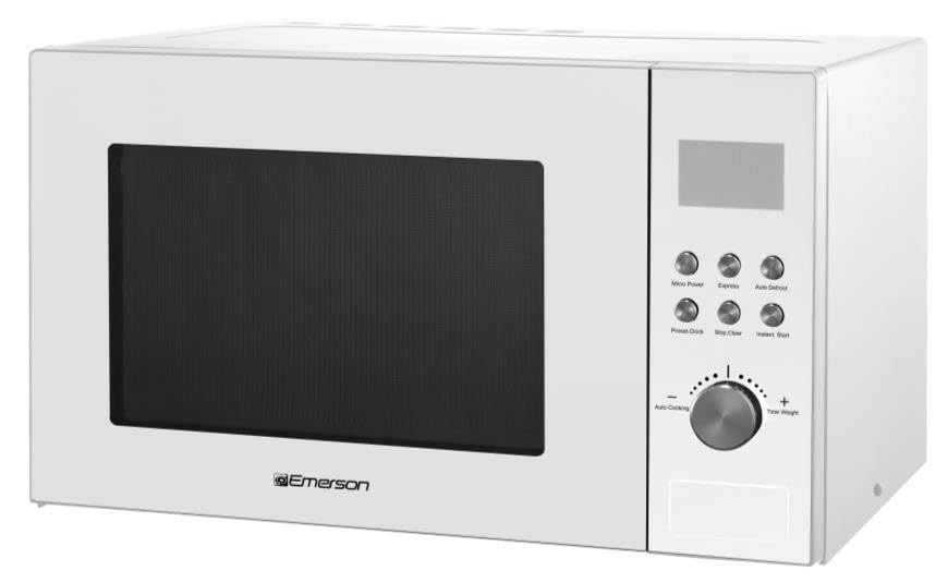 Emerson Countertop Microwave Oven with Removable Glass Turntable with Child Safe Lock