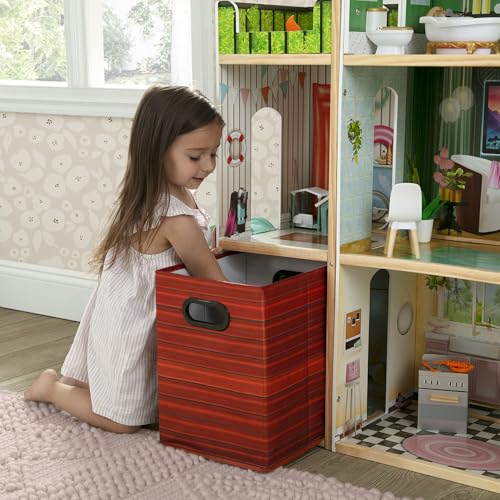 Delta Children Deluxe Maui Dollhouse - Large 4-Story Dollhouse with 12 Rooms Includes 50 Accessories - Working Elevator, Wave Slide, Lights/Sounds