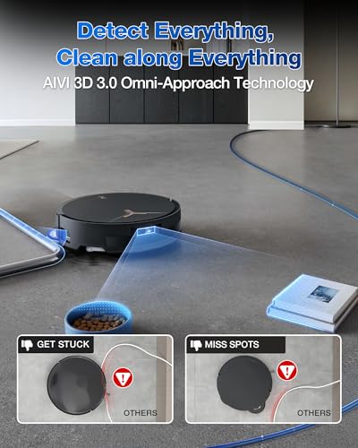 ECOVACS DEEBOT T50 MAX PRO Omni Robot Vacuum and Mop, 18,500Pa Suction, 18mm Auto-Lift, ZeroTangle &TruEdge 2.0, AIVI 3.0 Obstacle Avoidance
