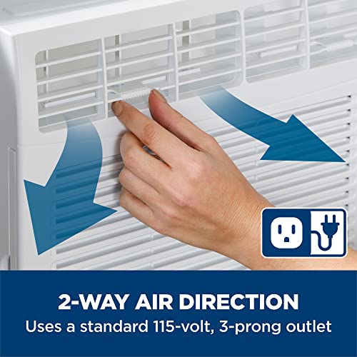 GE Window Air Conditioner Unit, 6,000 BTU for Small Rooms up to 250 sq ft. with Adjustable Fan and Cooling Settings