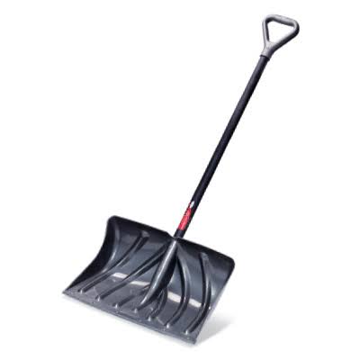Suncast Snow Shovel/Pusher, 20-in. No-Stick Blade