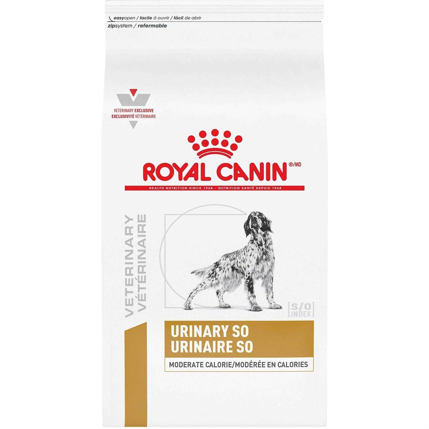 Royal Canin Veterinary Diet Urinary SO Moderate Calorie Dry Dog Food - Pet Supplies online store