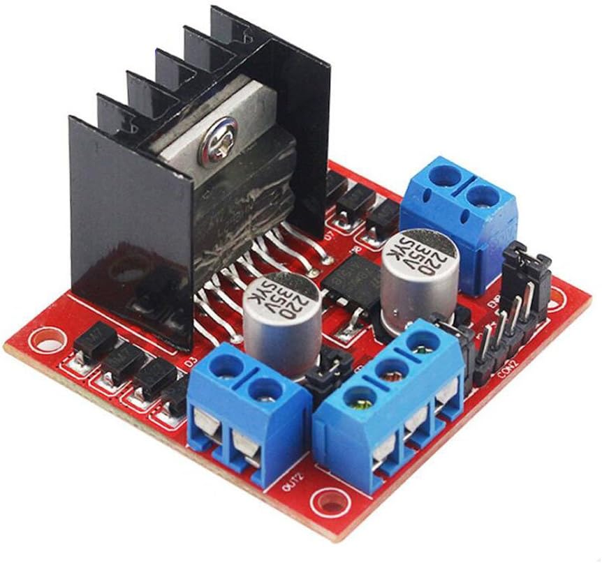 L298N Motor Drive Controller Dual H-Bridge Robot Stepper Motor Control Module And Smart Car Tire With DC Motor For Arduino UNO R3 Mega Smart Car Power