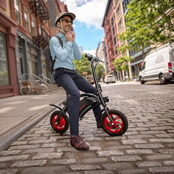 Jetson Electric Bike Bolt Folding Electric Bike, with Pegs &ndash; with LCD Display, Lightweight & Portable with Carrying Handle