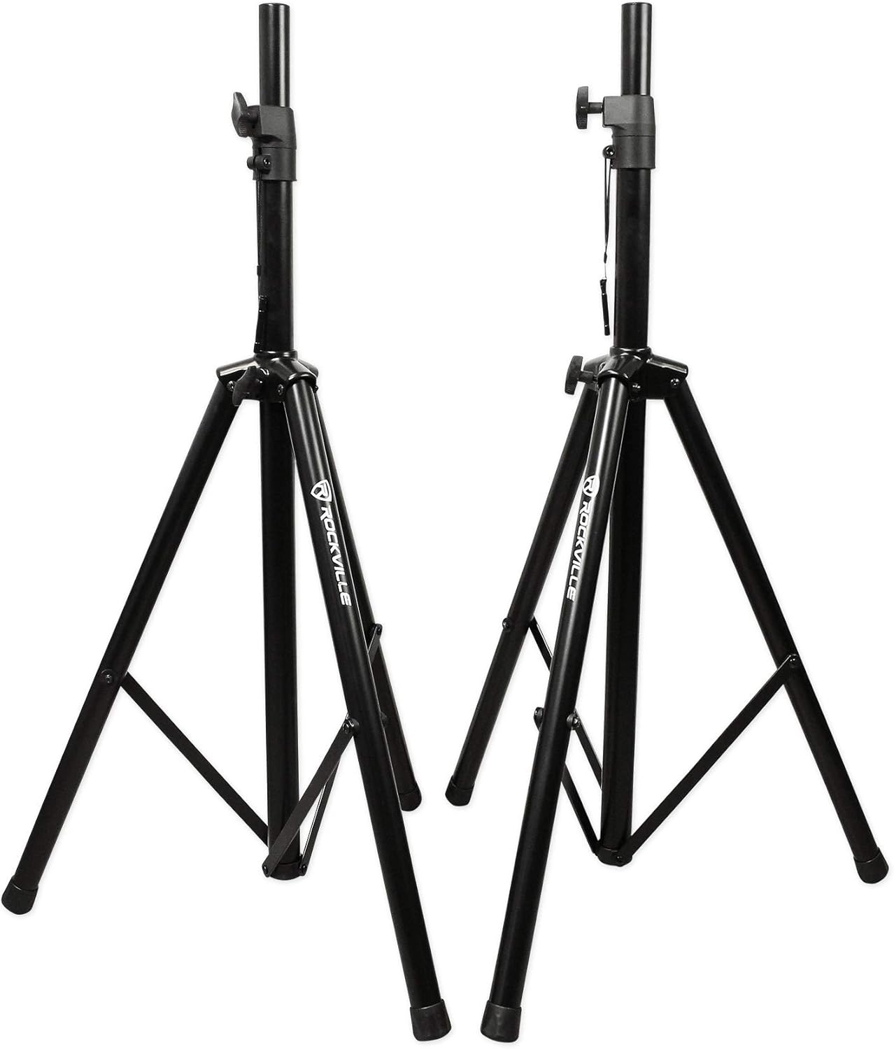 Pair Rockville RPG15 15 2000w Powered PA/DJ Speakers + 2 Stands + 2 Cables+Bag